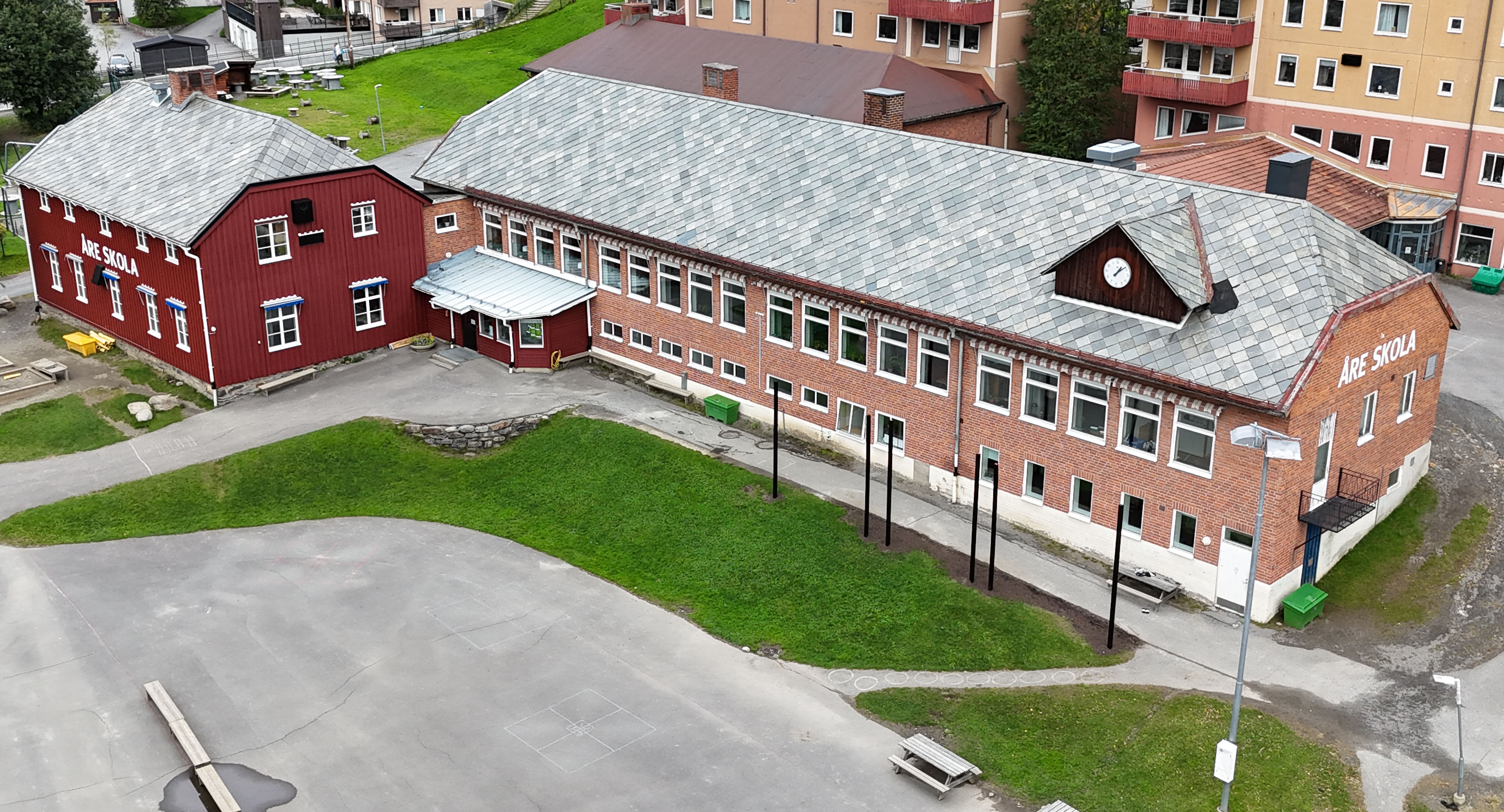 Åre skola, grund